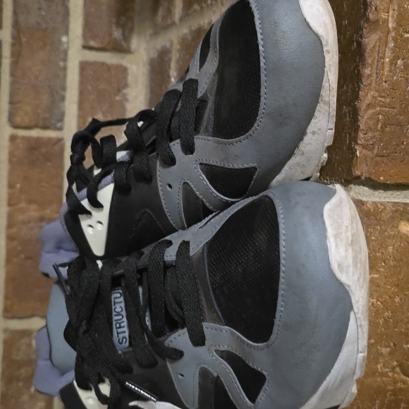 Nike Air Structure Triax 91 Black Smoke Grey White Mens Size 14 - Picture 5 of 6